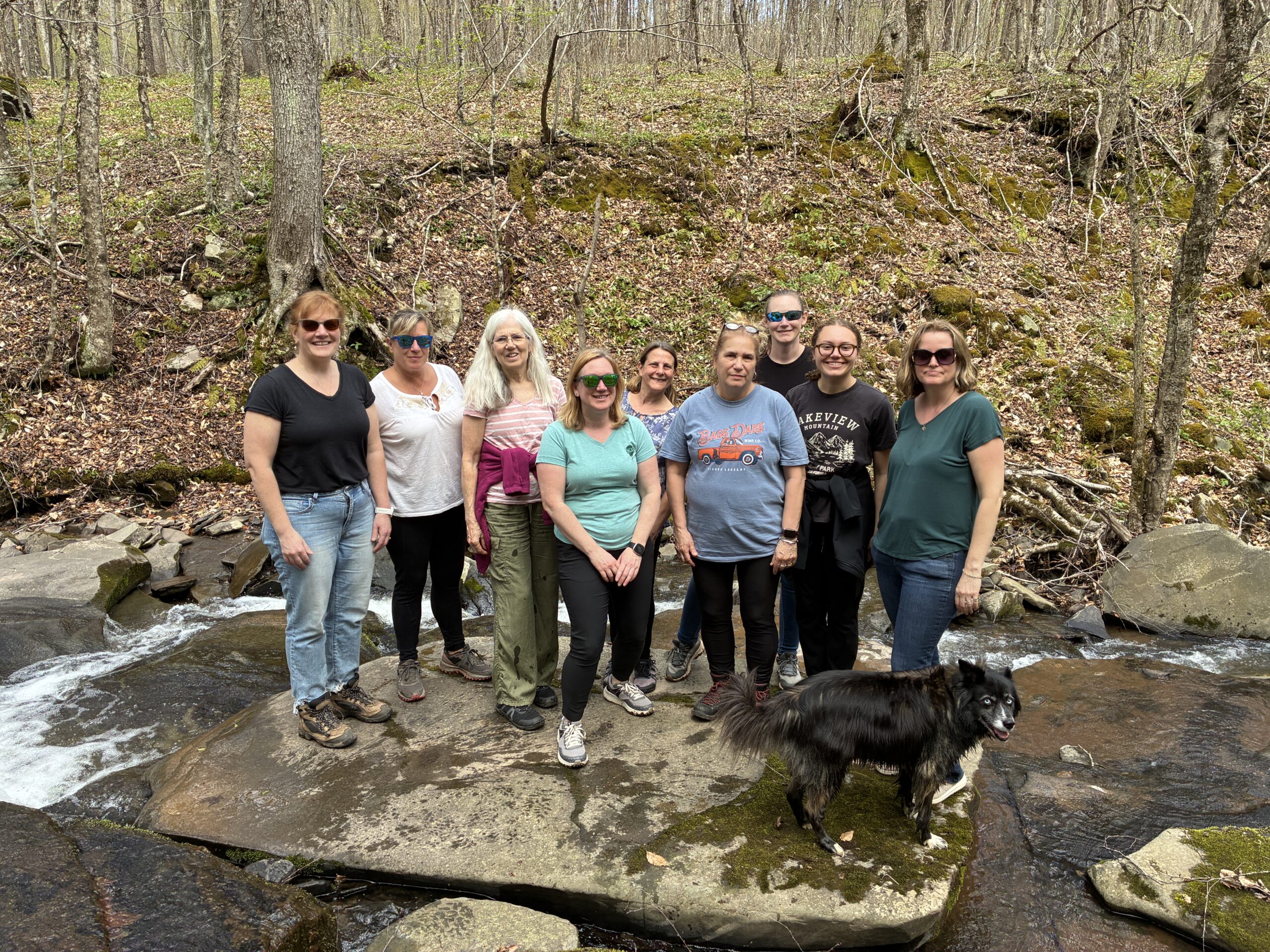 Public health workers retreat